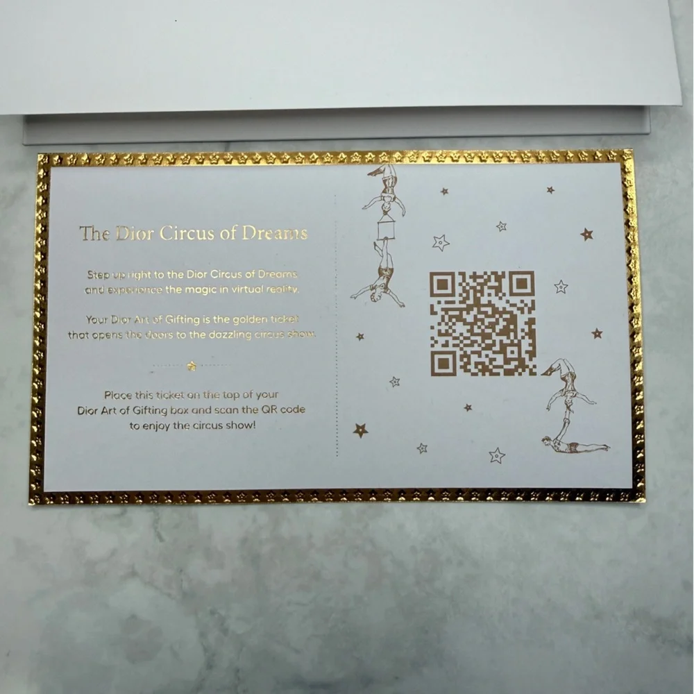 ✨ Christian Dior Holiday Gift Box Set – Empty / Packaging Only